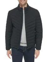 Quilted Zip-Up Jacket