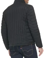 Quilted Zip-Up Jacket