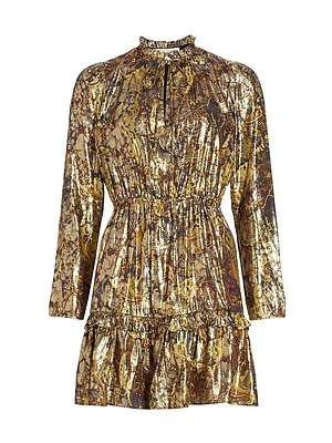 Capi Metallic Minidress