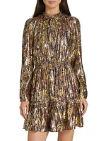 Capi Metallic Minidress