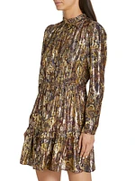 Capi Metallic Minidress