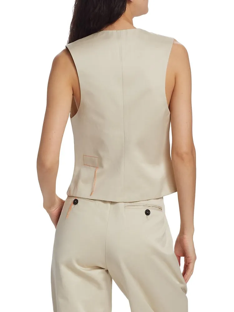 Demi Tailored Cotton Vest