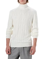 Cable Turtleneck Sweater