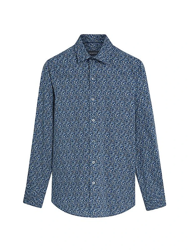 Julian Stretch Cotton Button-Up