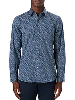 Julian Stretch Cotton Button-Up