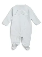 Baby's Pointelle Angel Wing Footie