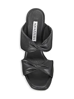 Twist Leather Sandals