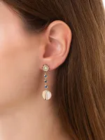Equinox Phase 14K Rose Gold & Multi-Gemstone Drop Earrings