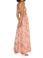 Paros Tie-Dye Maxi Dress