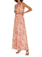 Paros Tie-Dye Maxi Dress