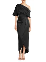 Rayna One-Shoulder Gown
