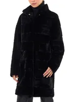 Reversible Shearling Lamb Coat