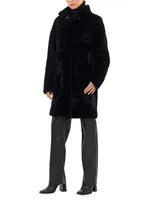 Reversible Shearling Lamb Coat