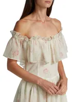 Noni Off-The-Shoulder Tiered Maxi Dress