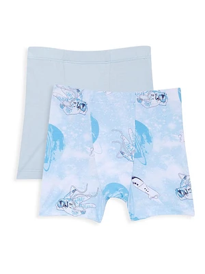 Little Boy's & 2-Pack Astronaut Print Boxers