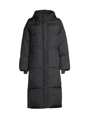 Keeley Long Hooded Puffer Coat