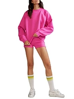 High-Rise Bonded Stretch Shorts