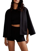 Bonded Open-Front Jacket