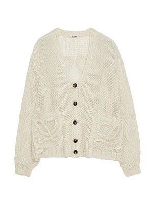 Anagram Mohair-Blend Cardigan