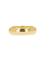 14K Yellow Gold Domed Ring