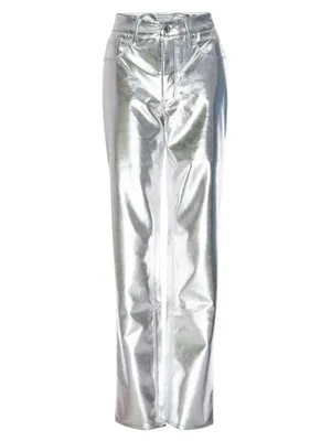 Good Icon Metallic Faux Leather Pants