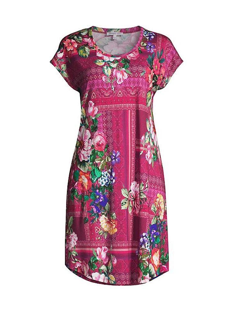 Bethia Floral-Print Cotton Night Dress