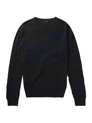 Coleman Flocked Wool Sweater