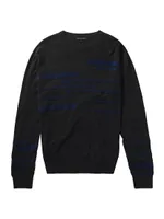 Coleman Flocked Wool Sweater