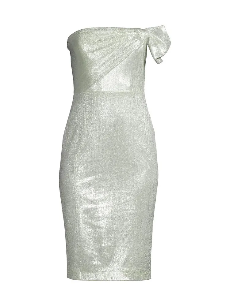 Divina Metallic Sheath Dress