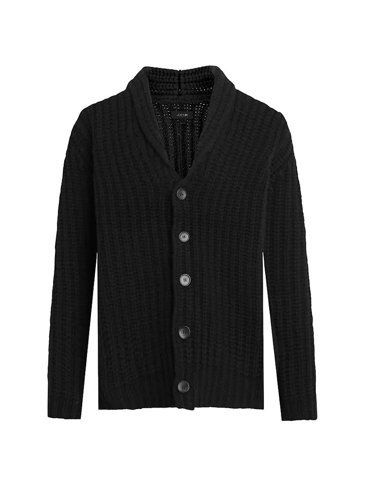 Wool Shawl Collar Cardigan