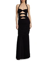 Peekaboo Mio Fishtail Gown
