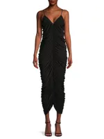 Diana Ruched Slip Gown