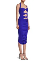 Mio Peekaboo Midi-Dress