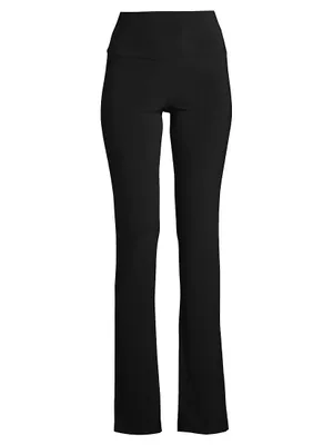 Stretch Boot-Cut Pants