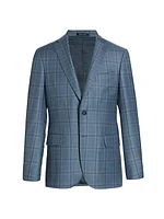 COLLECTION Tonal Plaid Wool Sportcoat