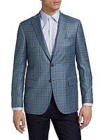 COLLECTION Tonal Plaid Wool Sportcoat