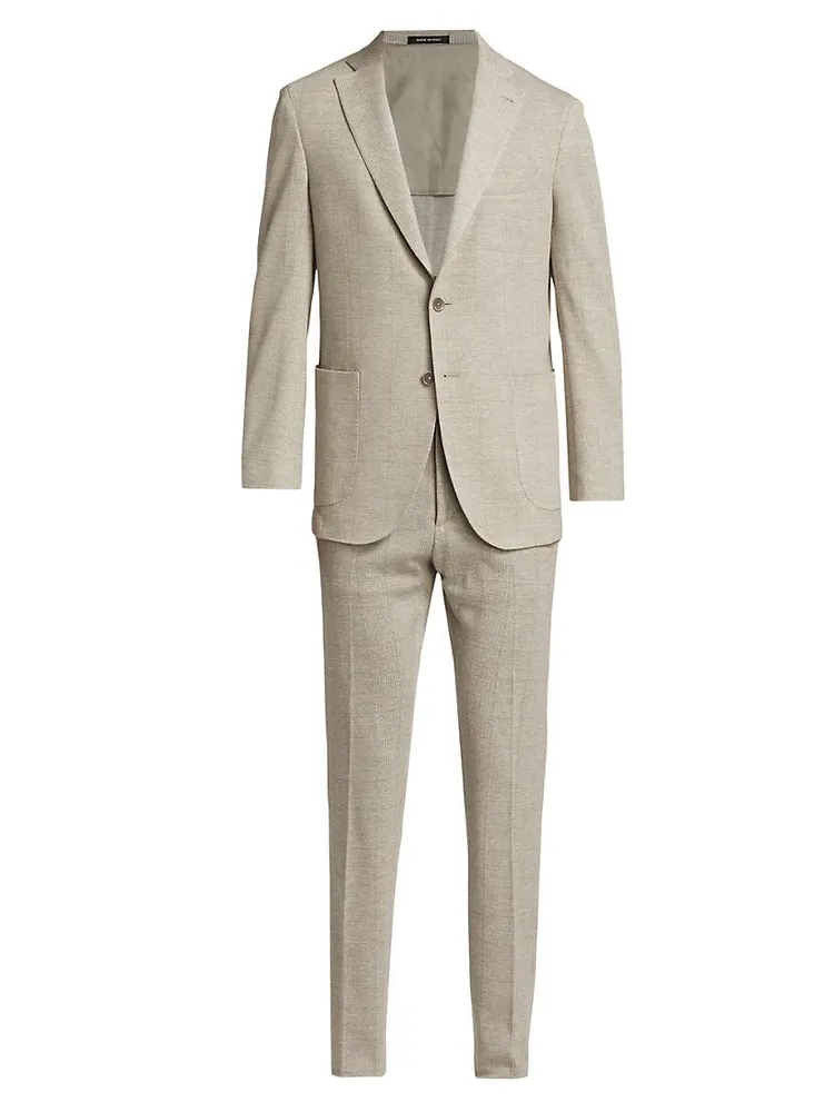 COLLECTION Wool & Cotton-Blend Suit