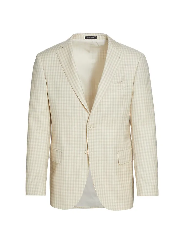 COLLECTION Checked Wool Sport Coat