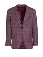 COLLECTION Plaid Wool-Blend Sport Coat