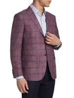 COLLECTION Plaid Wool-Blend Sport Coat