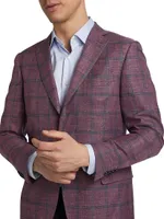 COLLECTION Plaid Wool-Blend Sport Coat