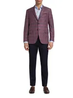 COLLECTION Plaid Wool-Blend Sport Coat