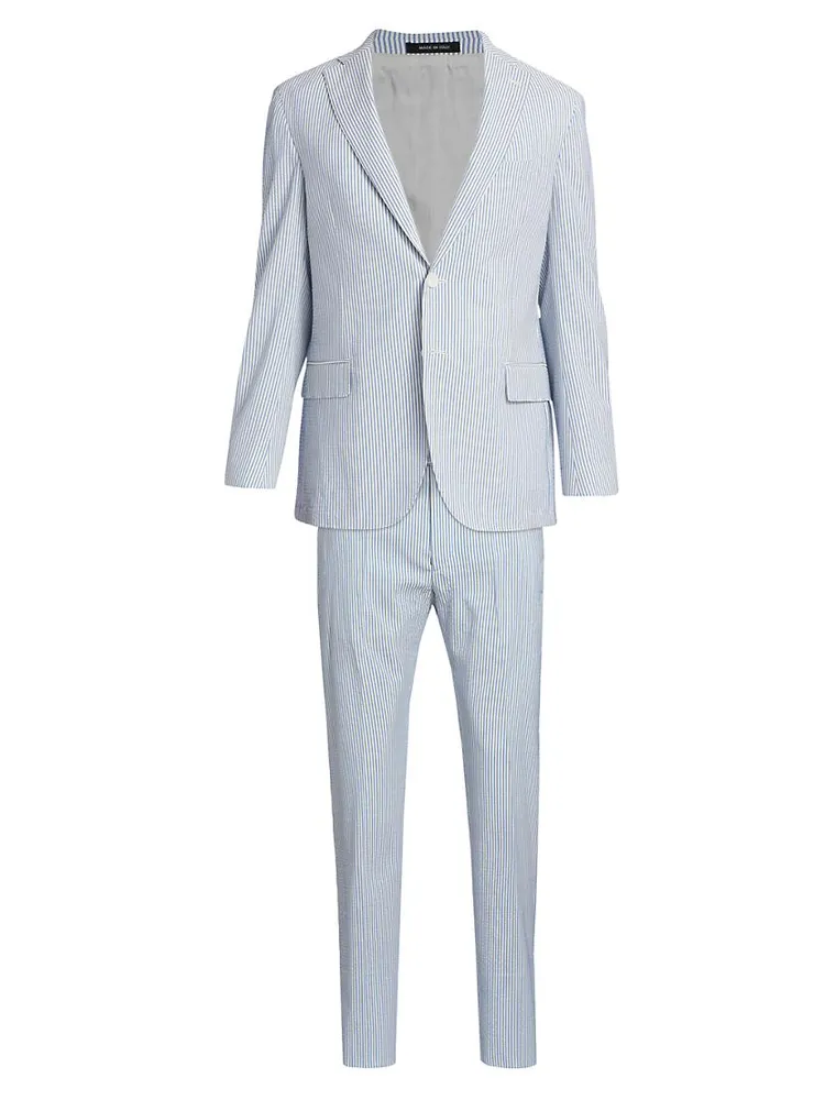 COLLECTION Seersucker Two-Piece Suit