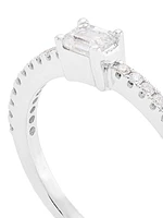 14K White Gold & 0.42 TCW Diamond Ring