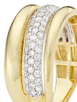 14K Yellow Gold & 0.6 TCW Diamond Ring