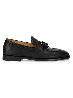 Flex Tassel Leather Loafers