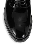 Patent Leather Tuxedo Shoes