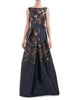 Genevieve Floral Gown