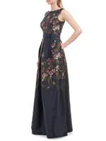 Genevieve Floral Gown