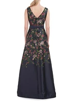 Genevieve Floral Gown